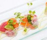 sashimi roll <img title='Consumption of raw or under cooked' src='/css/raw.png' />